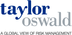 Logo that says Taylor Oswald A Global View of Risk Management